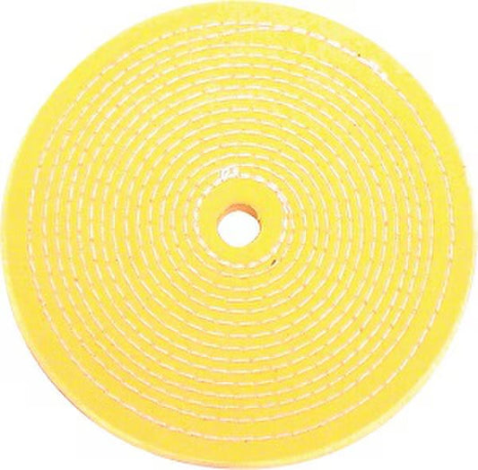 Muslin Buffing Wheel 8” Yellow